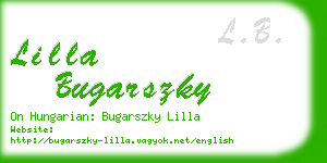 lilla bugarszky business card